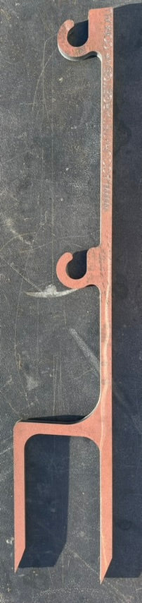 Rimfire Double Target Stake Double Feet 650mm AR500 10mm