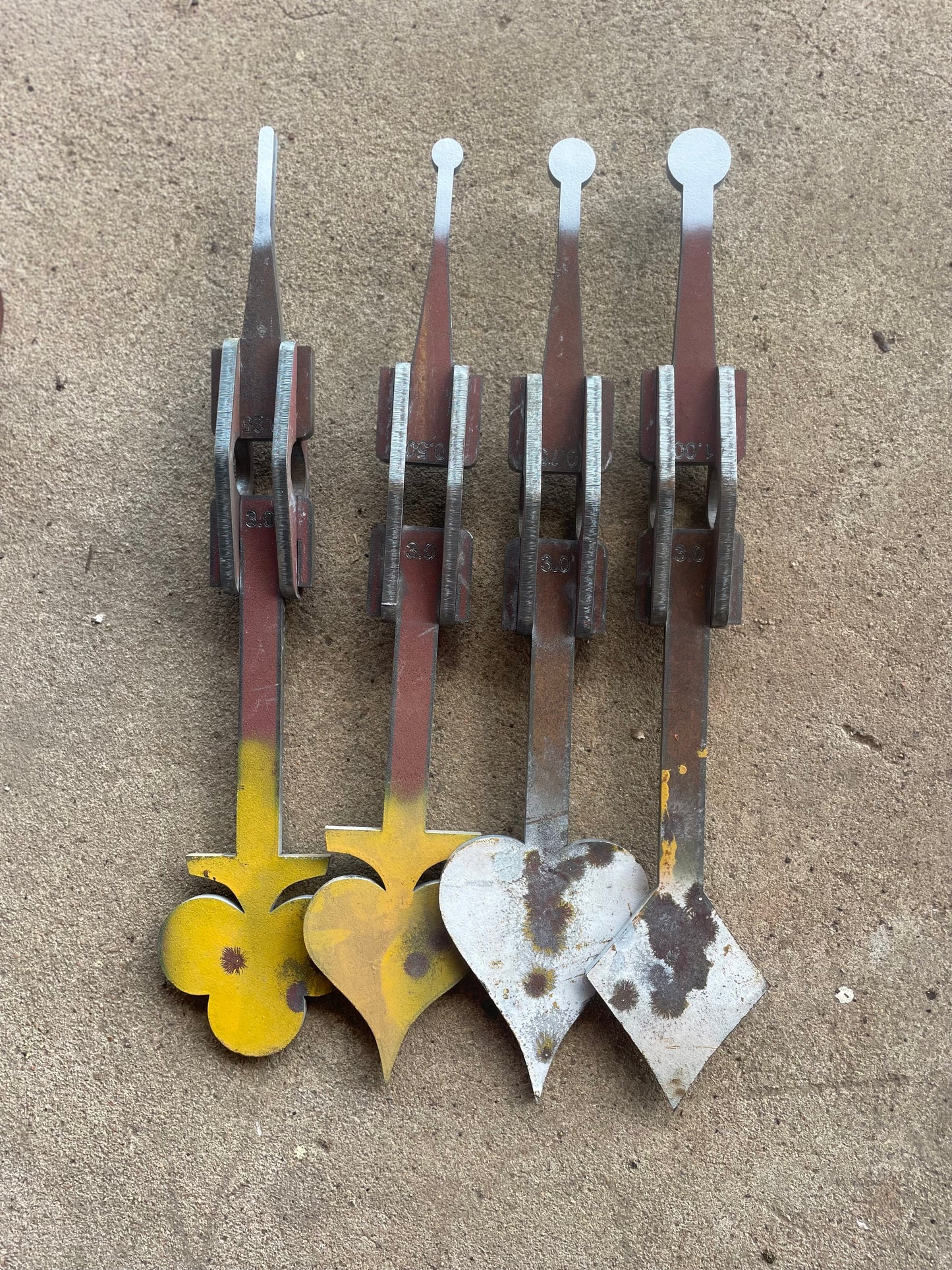 ATG Card-shark Dual KYL Rimfire Spinner Set 6mm AR500