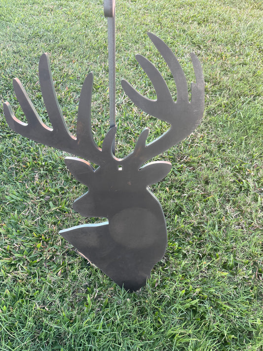 Bucks Head/Shoulder Target 12mm AR500 Half Size