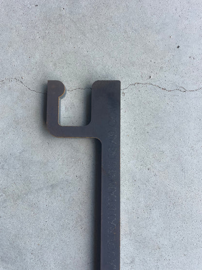Centrefire Single Hangar Stake 1000mm AR500 12mm